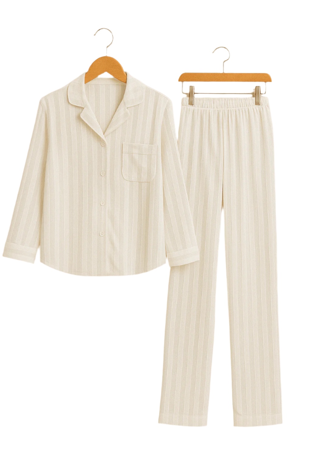 Gestreiftes Pyjama-Set Damen – Bequem & Stylisch für Entspannte Nächte 9