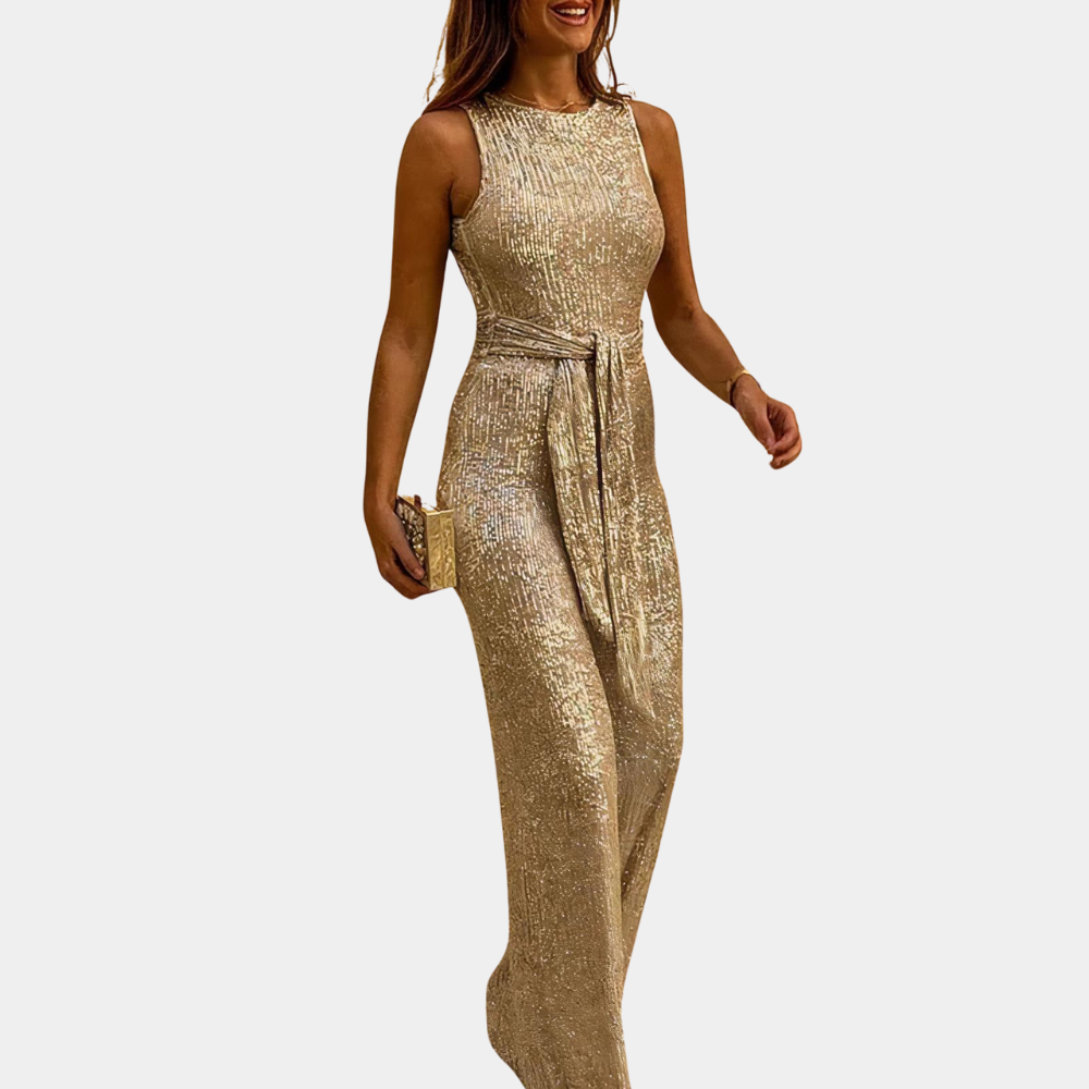 Glamouröser Glitter-Jumpsuit für Damen – Elegantes Design für besondere Anlässe