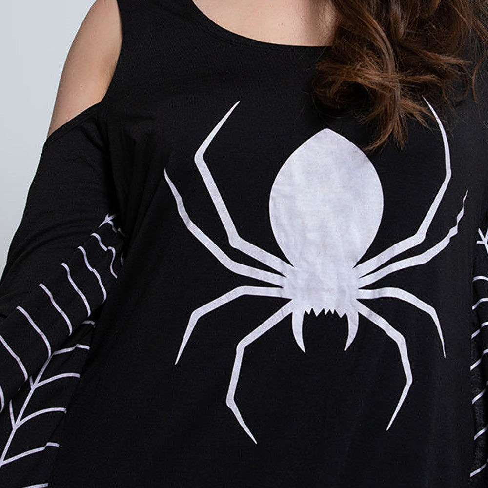 Gothic Spider – Schwarzes Minikleid – Dunkle Eleganz für Halloween 5