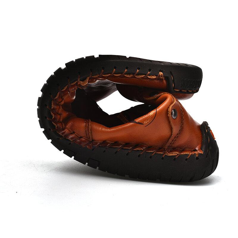 Handgefertigte Stiefeletten aus Mikrofaserleder für Herren – Stilvoll & Vielseitig
