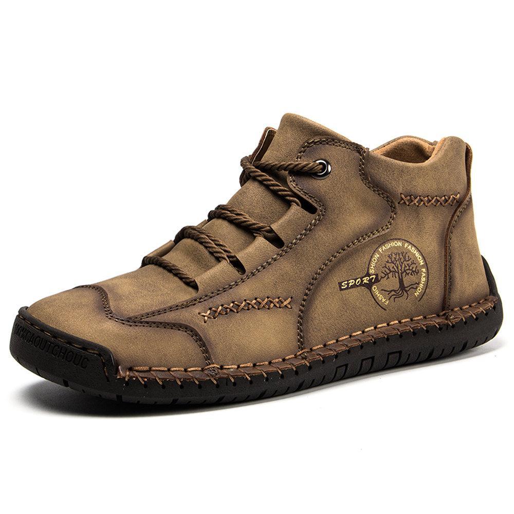 Handgenähte Lederstiefel für Herren – Bequem & Stylisch