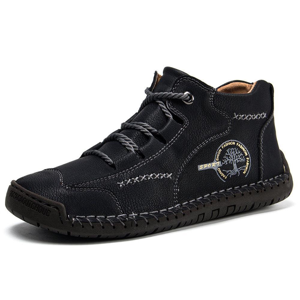 Handgenähte Lederstiefel für Herren – Bequem & Stylisch