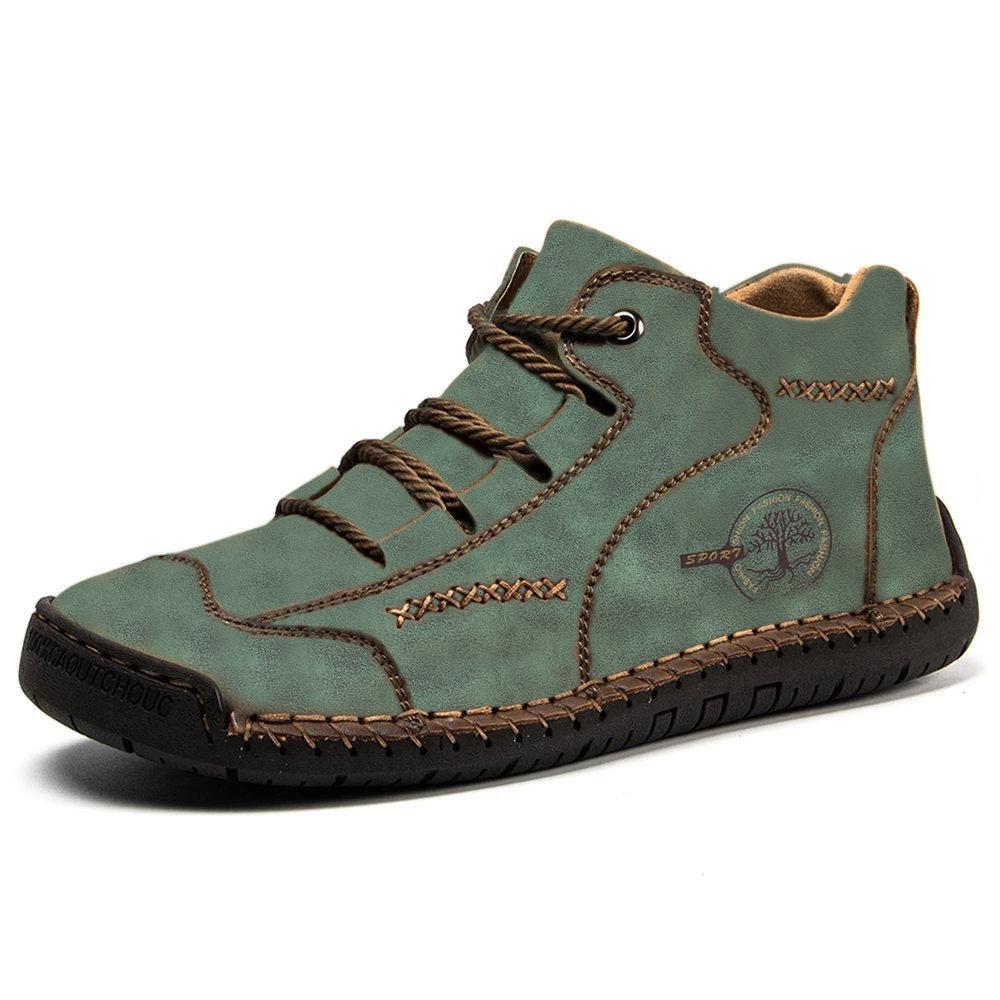 Handgenähte Lederstiefel für Herren – Bequem & Stylisch