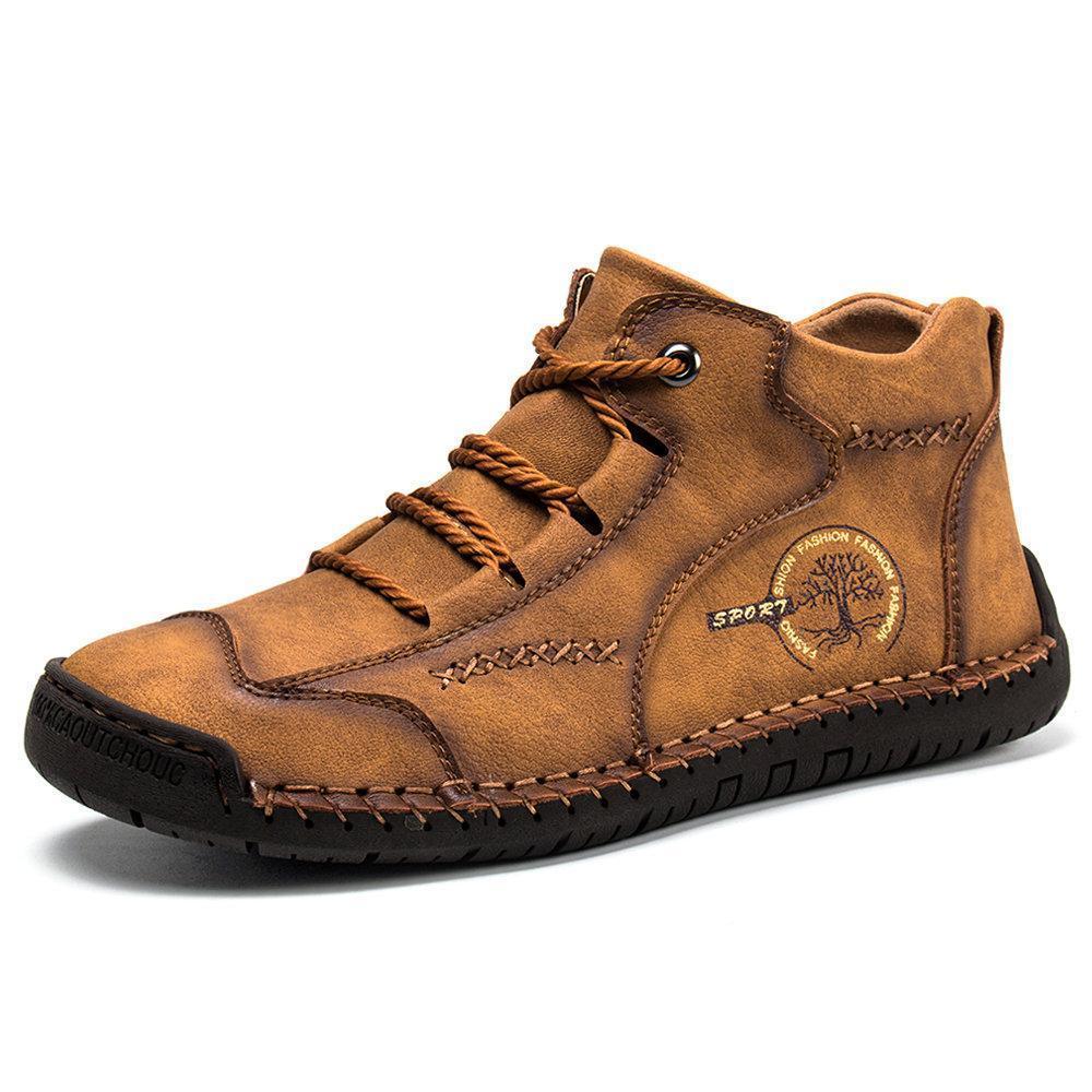 Handgenähte Lederstiefel für Herren – Bequem & Stylisch