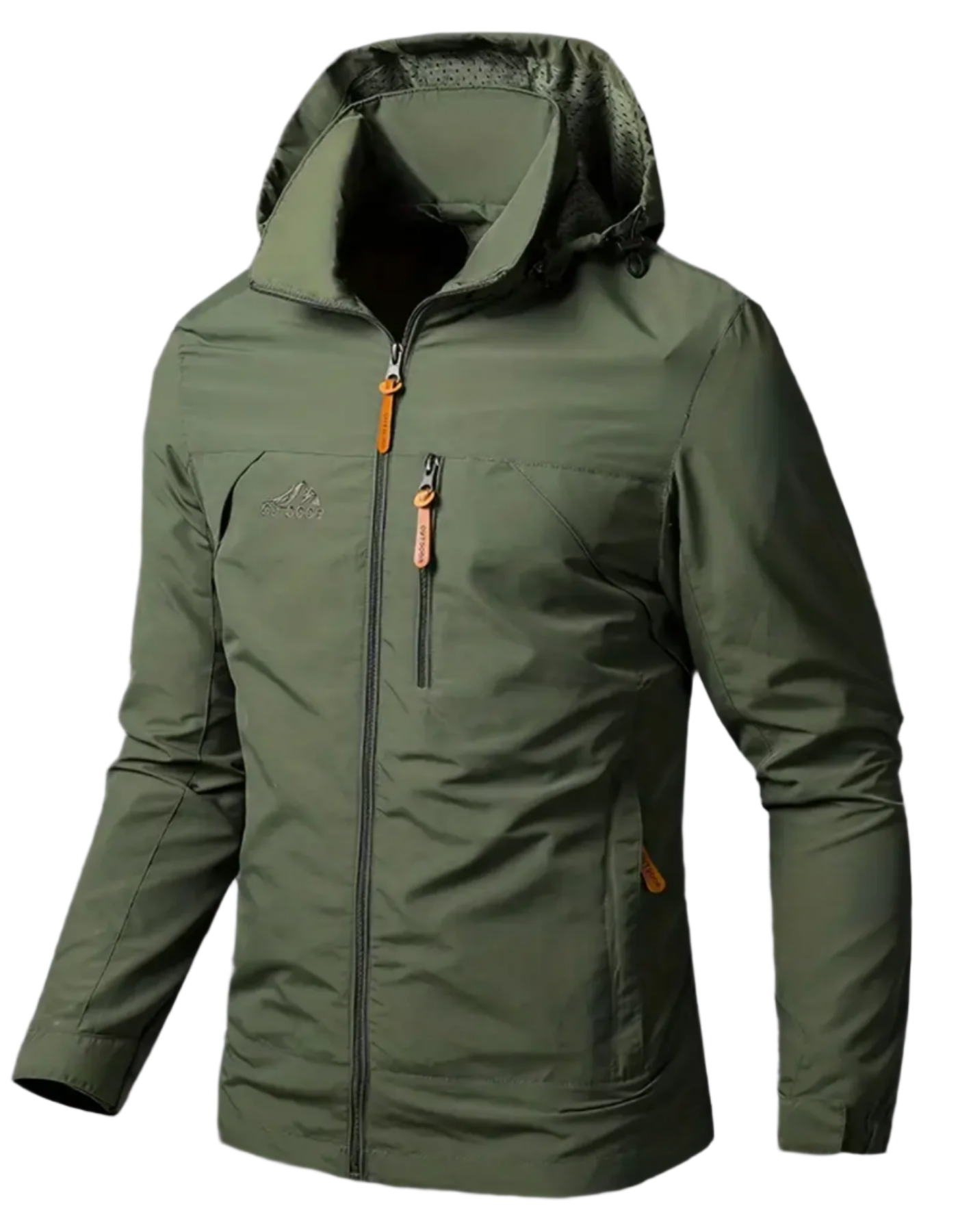 Herren – Kurze Regenjacke – Wasserdicht & Atmungsaktiv 1