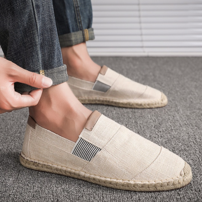 Herren Leinenschuhe – Atmungsaktiv & Komfortabel – Vielseitig für Sommeroutfits