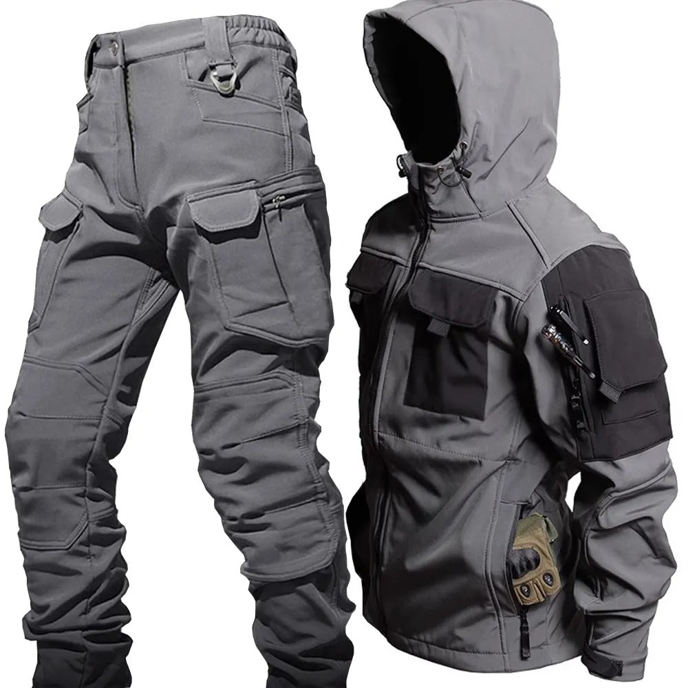 Herren Outdoor-Set – Robuste Softshell-Bekleidung – Wind- und Wasserfest 1