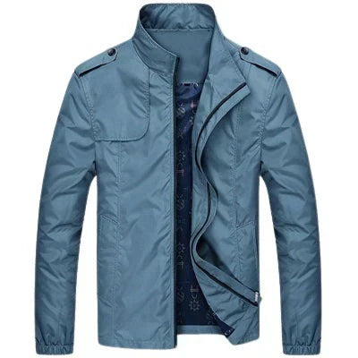 Herren Regenjacke – Zeitloses Design – Wasserabweisend & Bequem 1