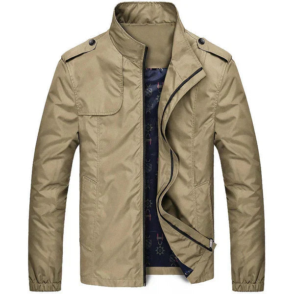 Herren Regenjacke – Zeitloses Design – Wasserabweisend & Bequem 0