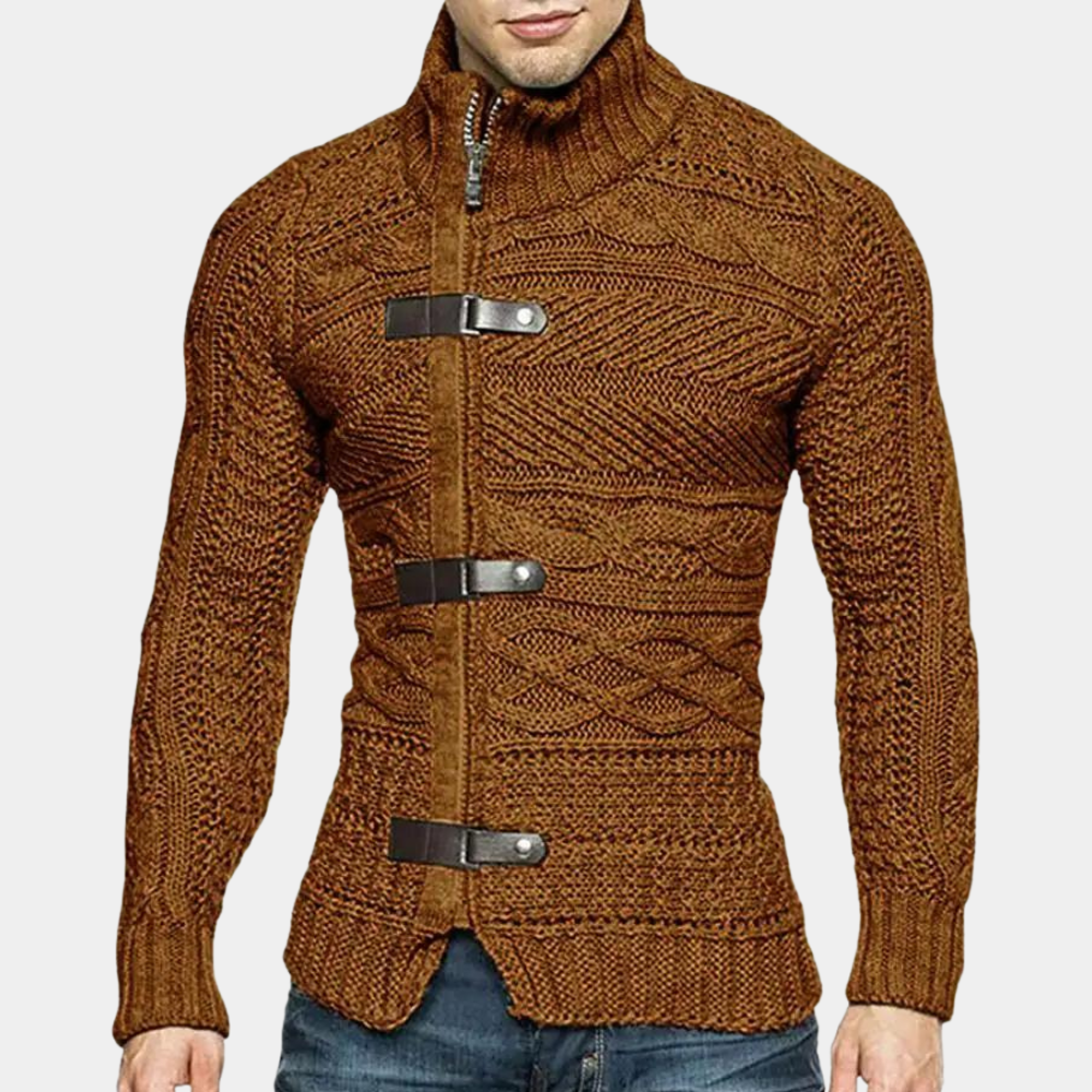 Herren Rollkragenpullover Schwarz – Zeitloser Merinowolle Stil – Elegant & Komfortabel