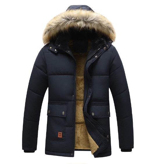 Herrenparka – Winterjacke mit Abnehmbarer Kapuze – Stilvoll & Warm 3
