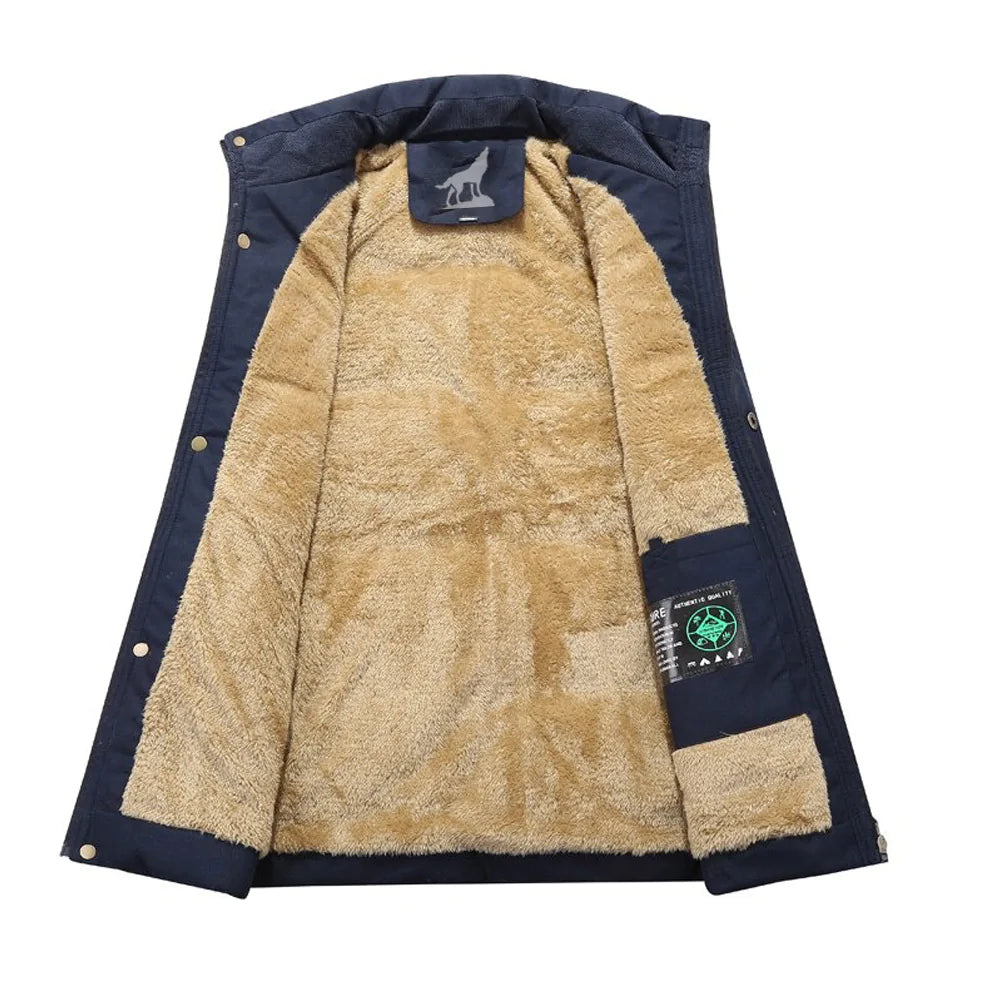 Herrenparka – Winterjacke mit Abnehmbarer Kapuze – Stilvoll & Warm 4