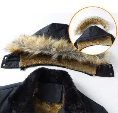 Herrenparka – Winterjacke mit Abnehmbarer Kapuze – Stilvoll & Warm 7