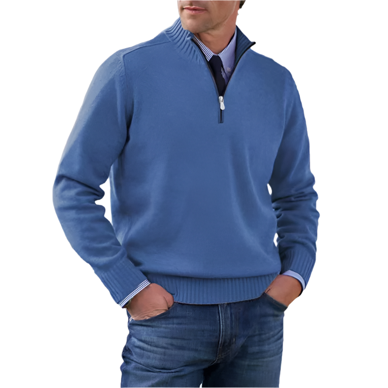 Herrenpullover – Halb-Reißverschluss – Modern und Bequem für Jeden Anlass 5