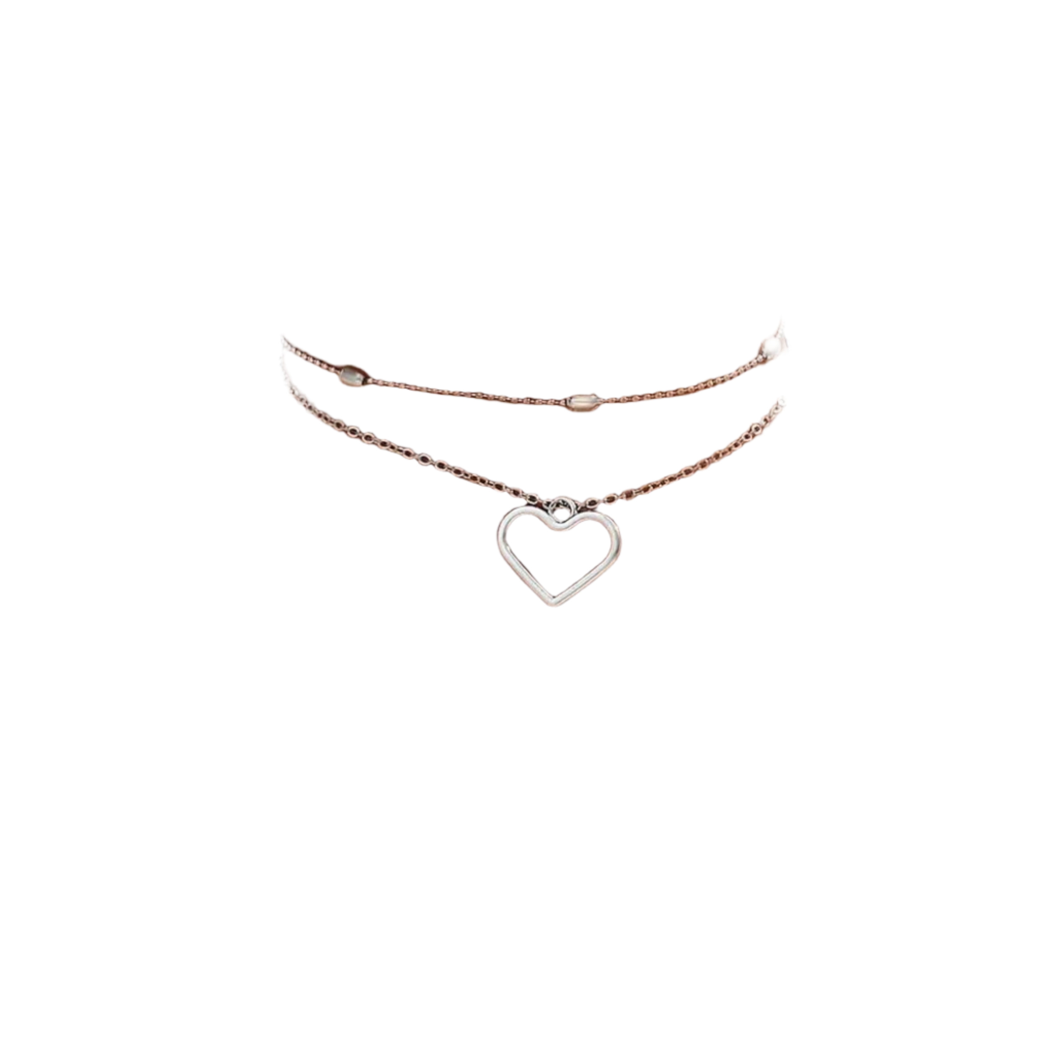 Herzchen – Fußkettchen Damen – Elegantes Silberdesign mit Herzsymbol