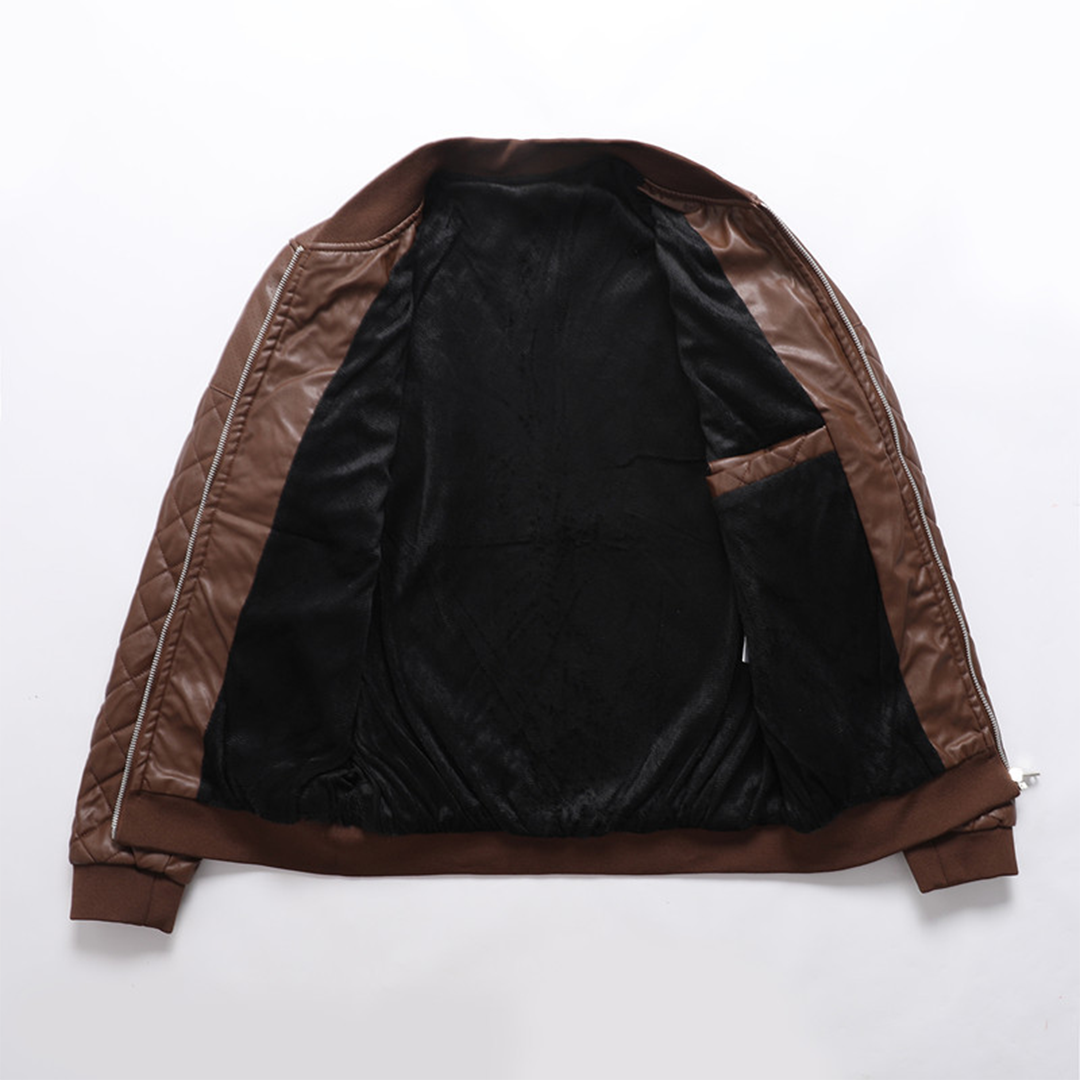 Hochwertige Lederjacke für Herren – Elegant & Warm