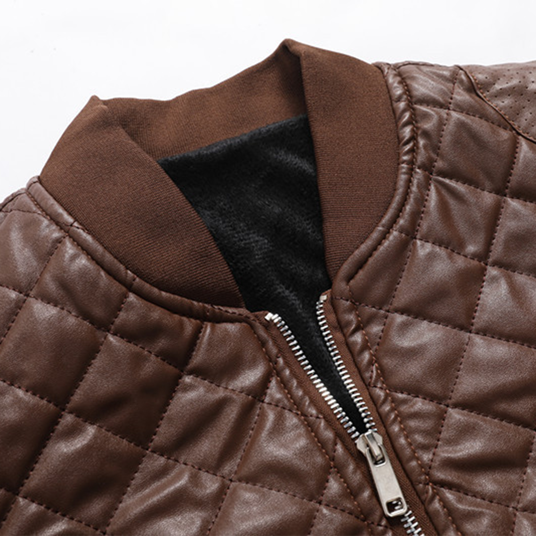 Hochwertige Lederjacke für Herren – Elegant & Warm