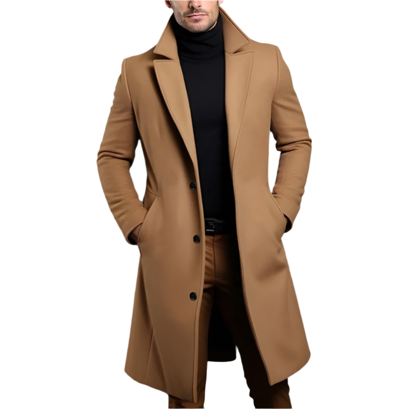 Hochwertiger Wollmantel Herren – Stilvoller & Warmer Klassiker 1