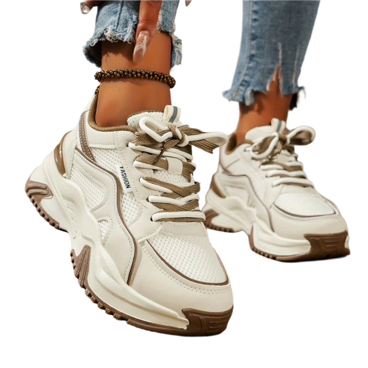 Hohe Sohle – Sneakers Damen – Modern & Atmungsaktiv 1
