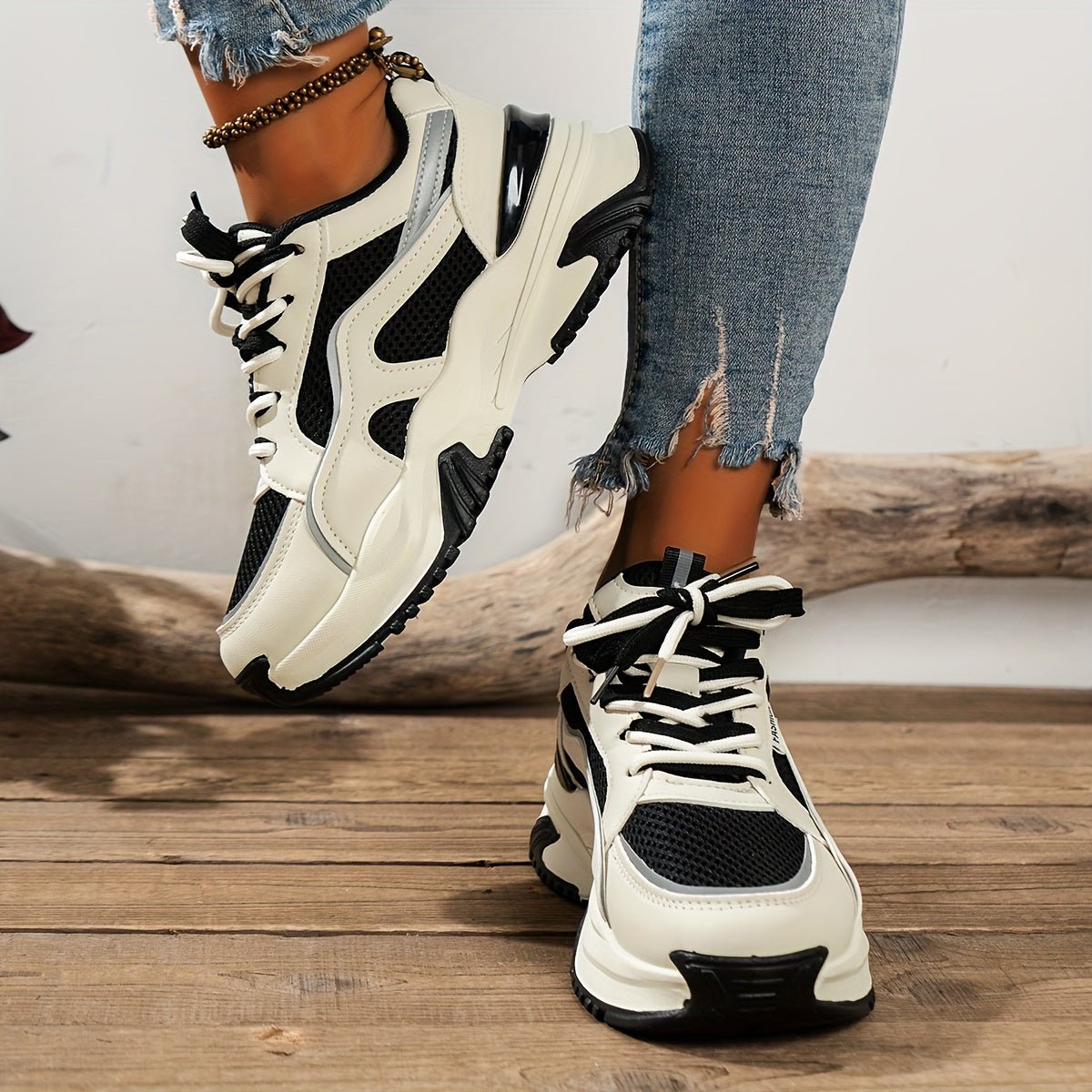 Hohe Sohle – Sneakers Damen – Modern & Atmungsaktiv 4