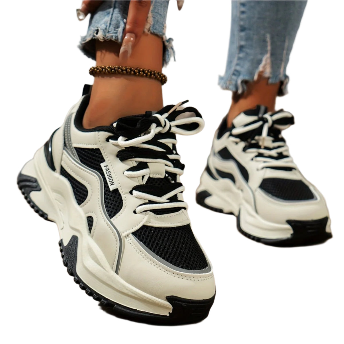 Hohe Sohle – Sneakers Damen – Modern & Atmungsaktiv 0