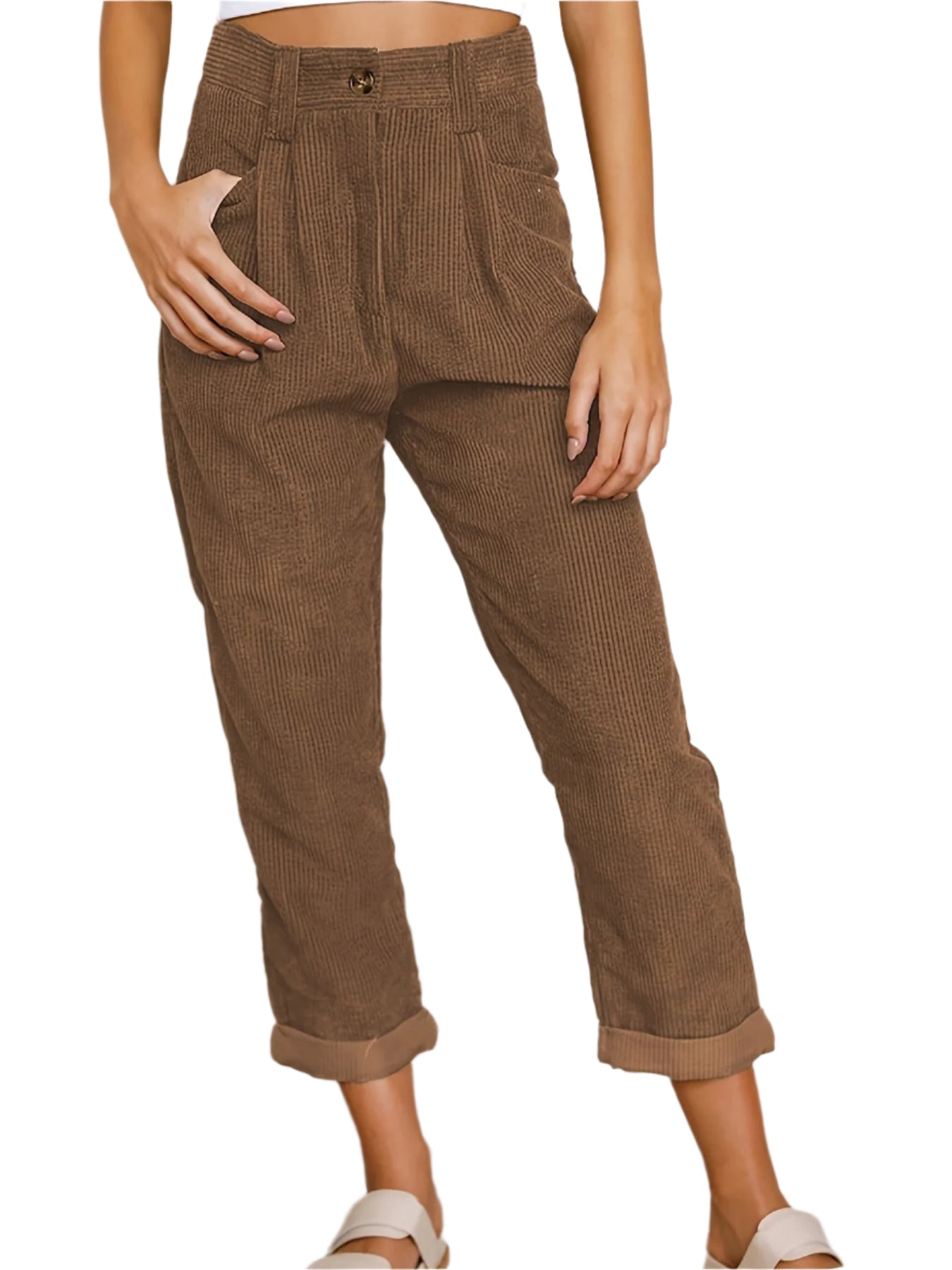 Hohe Taille – Damenhose – Bequem & Vielseitig Elegant 9
