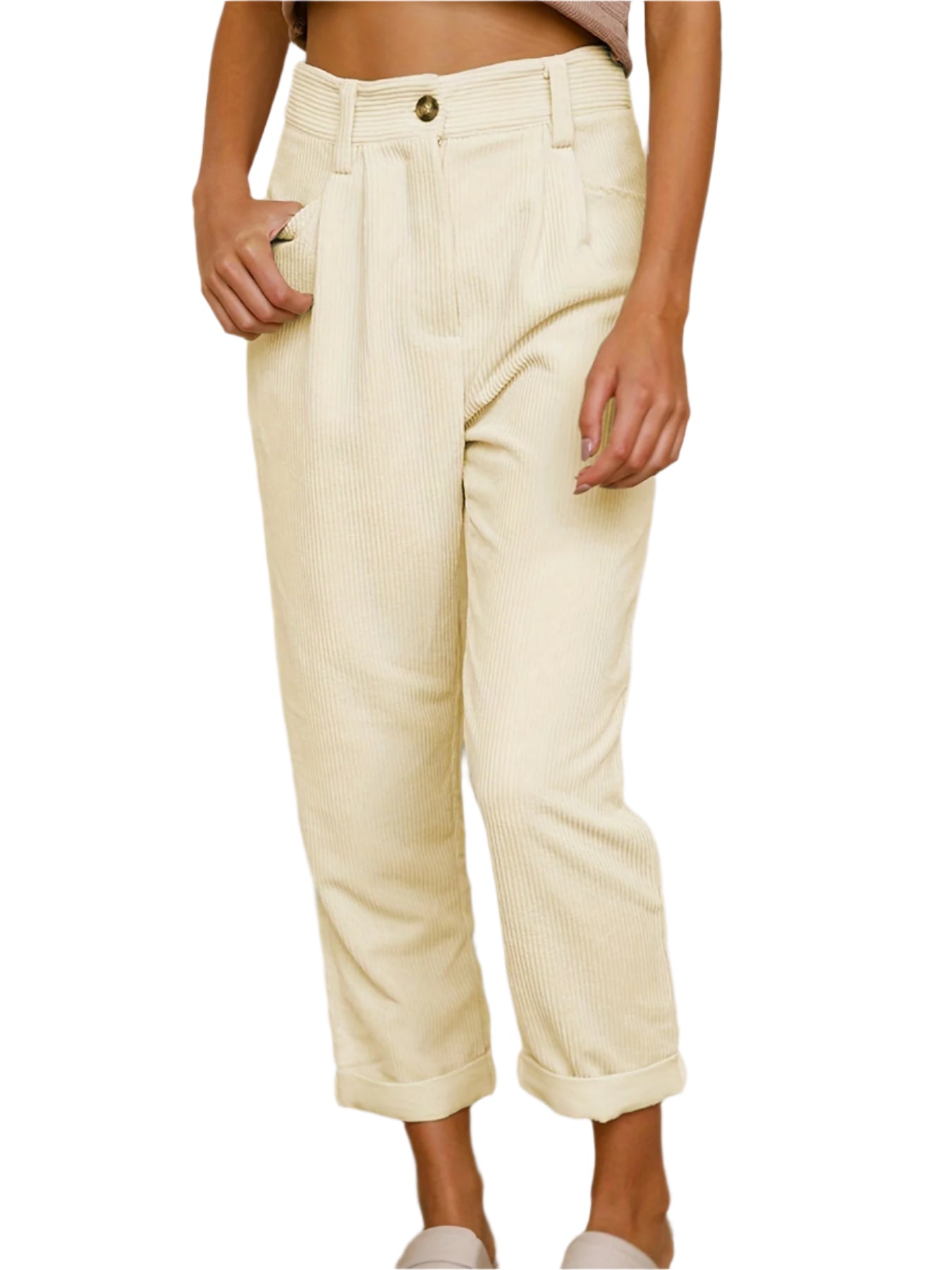 Hohe Taille – Damenhose – Bequem & Vielseitig Elegant 2