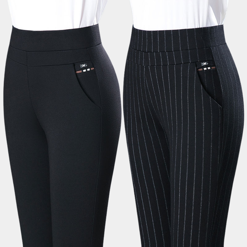 Hohe Taille Stretchhose für Damen – Stilvoll & Bequem