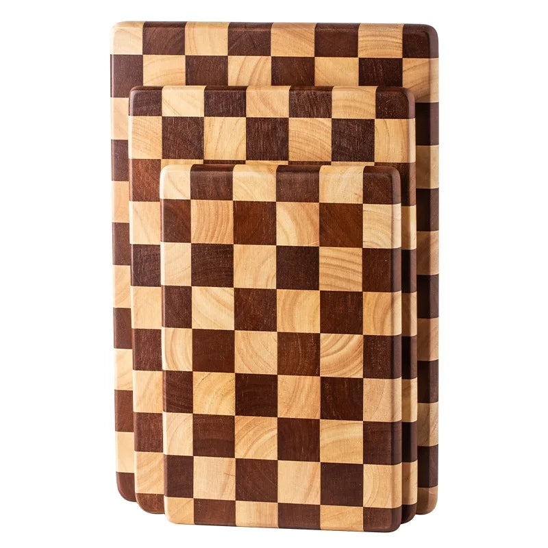 HolzArt – Premium Schneidebrett mit Schachbrett-Design