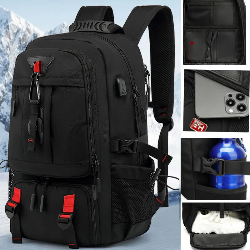 HydraLite – Wanderrucksack – USB-Anschluss & Großer Stauraum für Herren und Damen