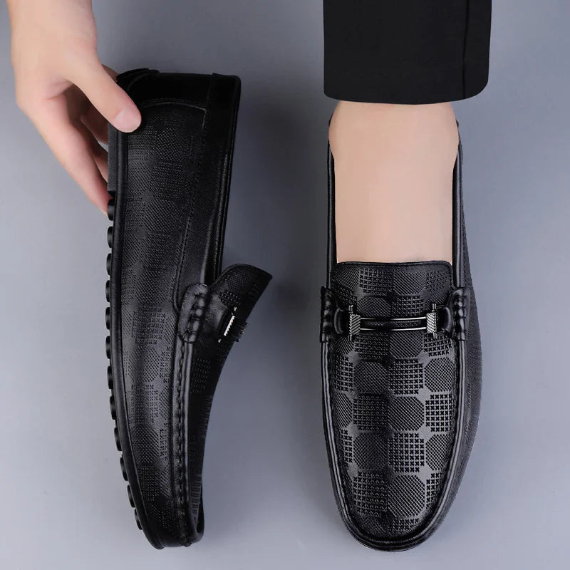 Italienischer Herrenloafer – Handgefertigt aus echtem Leder
