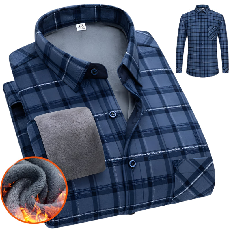 Jack – Herrenhemd Langarm – Gefüttertes Flanell für Wärme & Stil