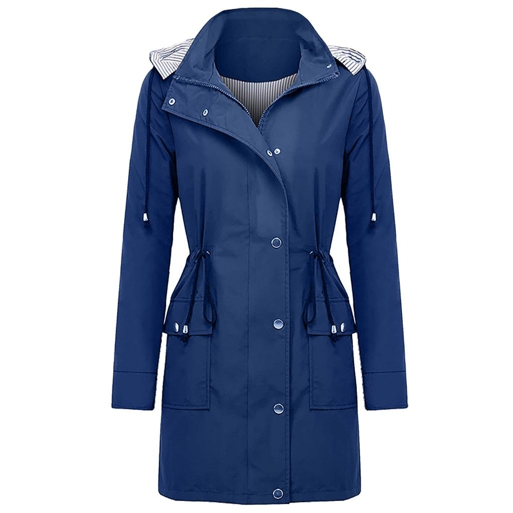 Juliana – Regenjacke Damen – Wasserdicht & Stylisch mit Kapuze 0