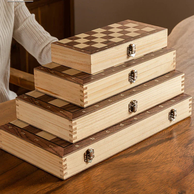 KAVON – Edles Schachspiel aus Holz, magnetisch & klappbar