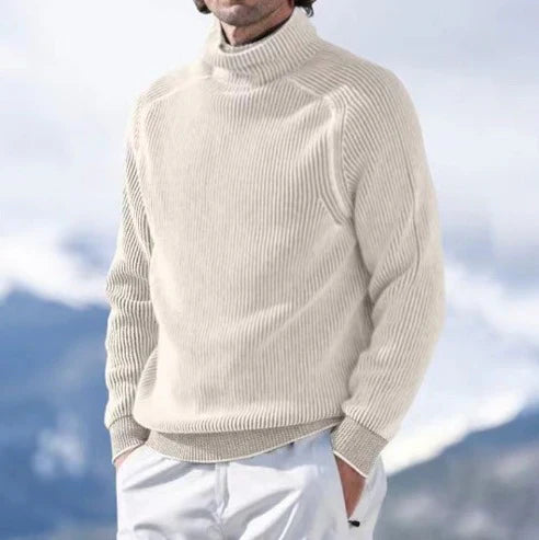 Kaschmir Rollkragenpullover für Herren – Weich & Elegant in Schwarz
