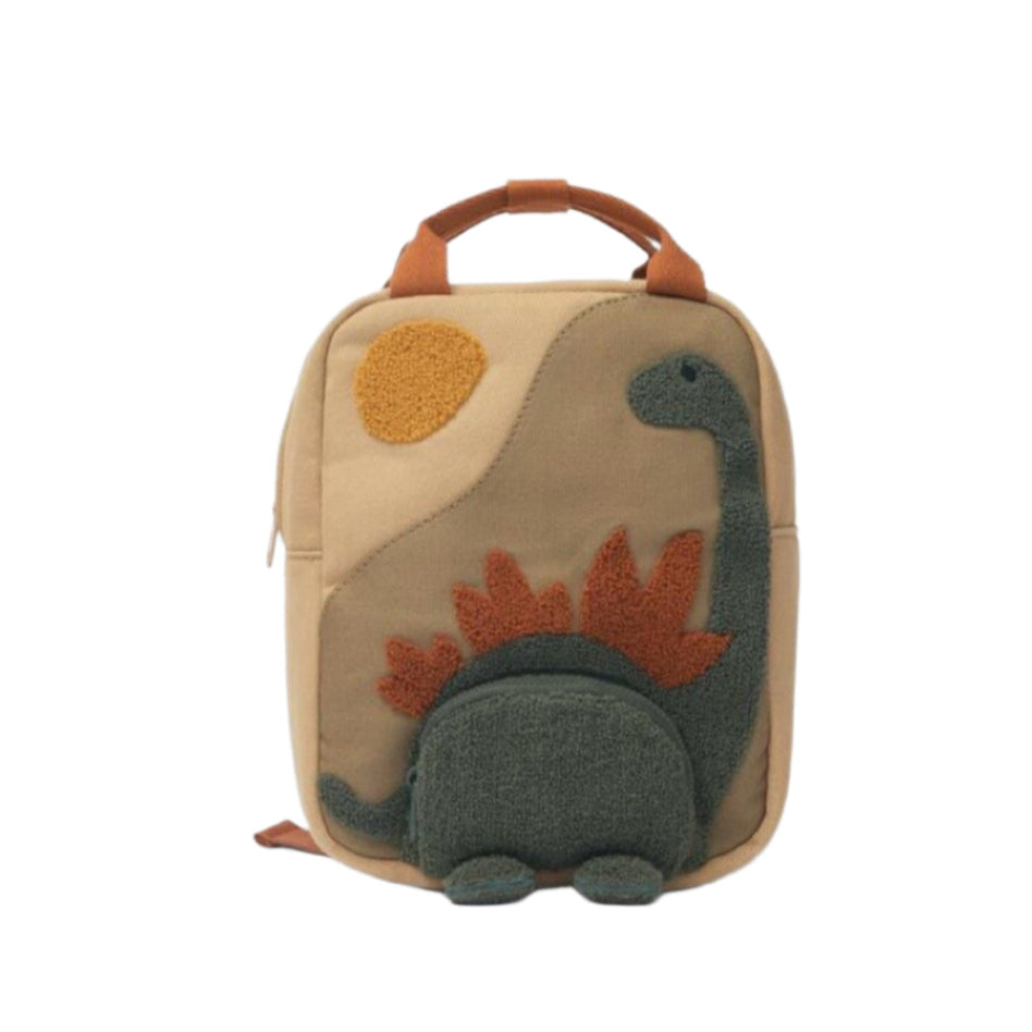 Kinderrucksack – Leicht & Umweltfreundlich – Verspielt im Dinosaurier-Design für Kindergarten und Ausflüge 0
