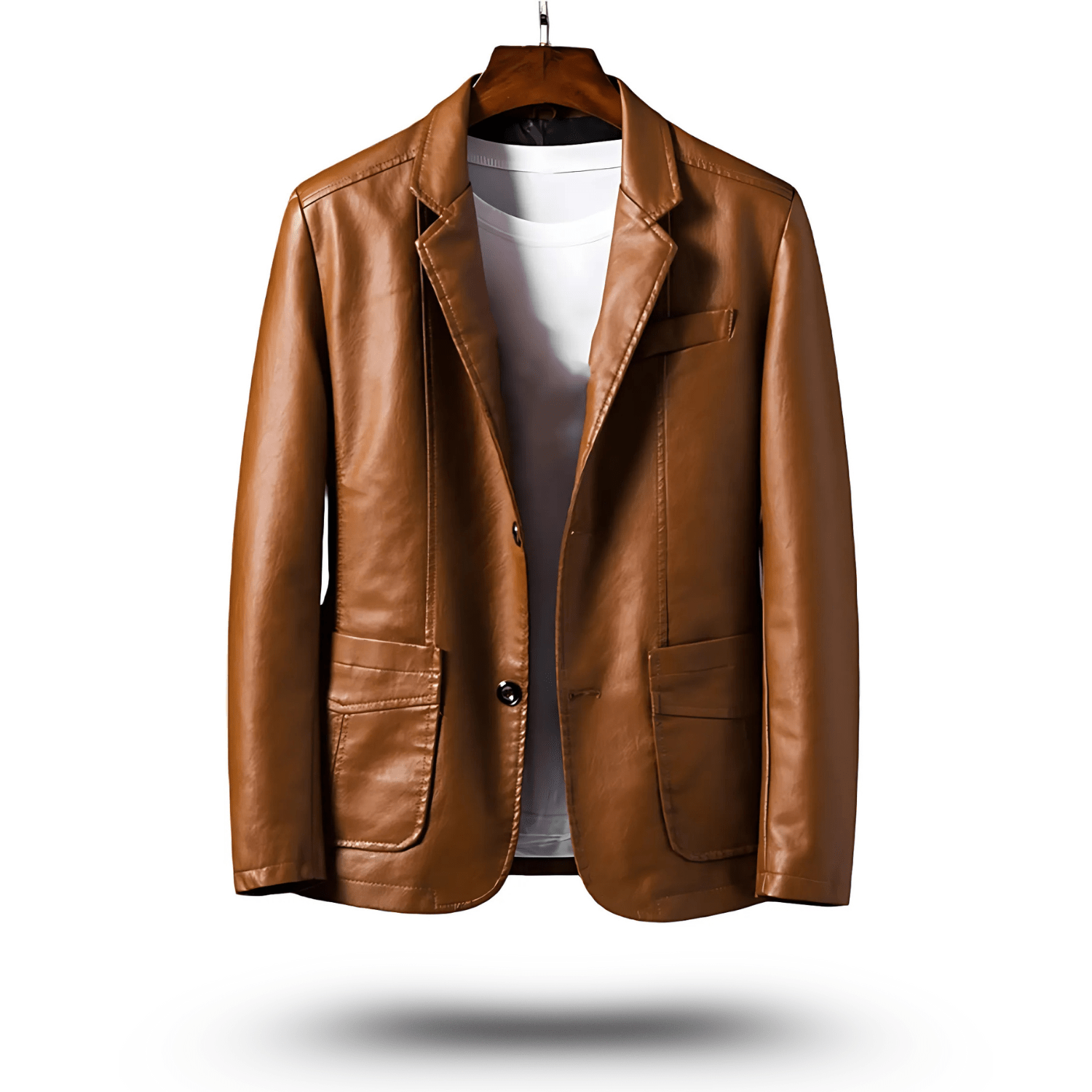 Klassische Lederjacke – Figurbetonter Schnitt – Zeitlos & Vielseitig 3