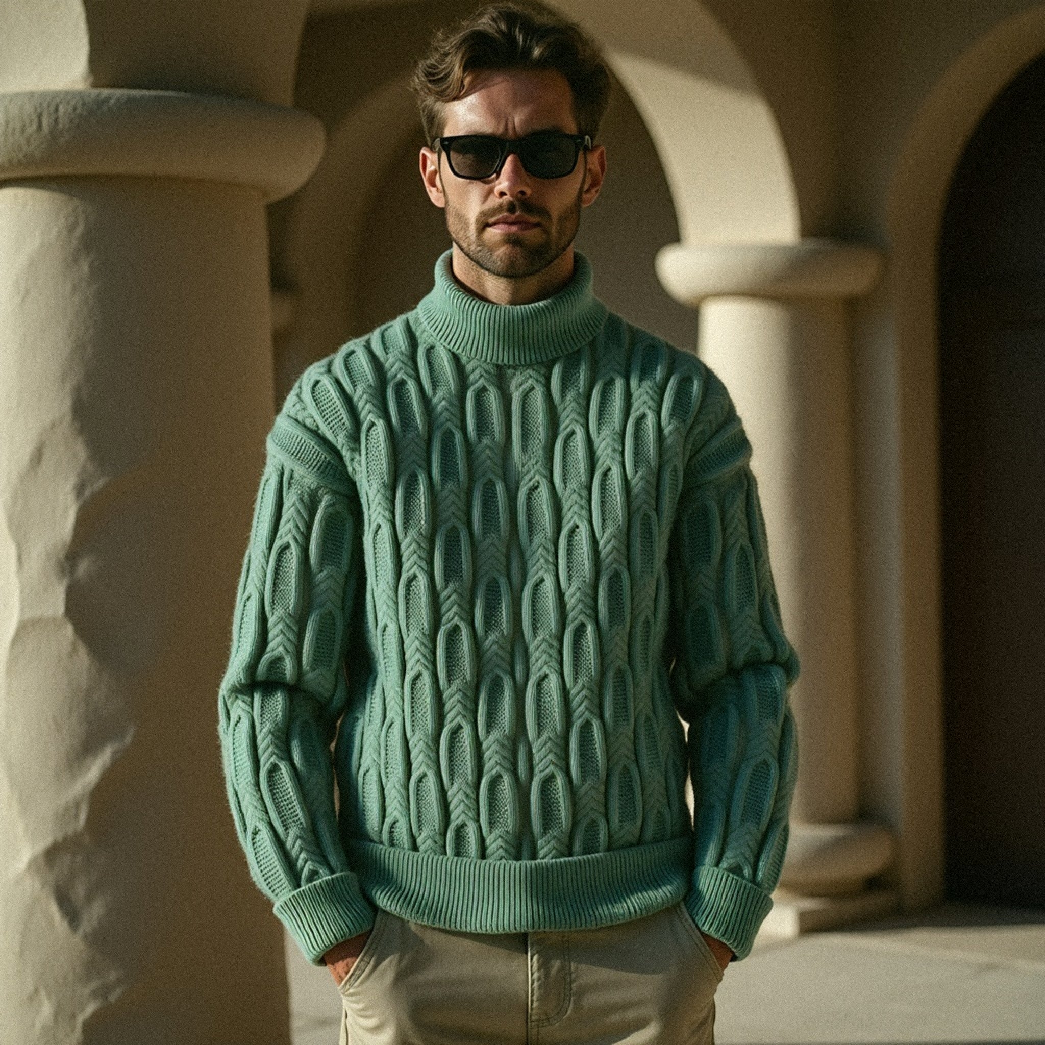 Klassischer Herren Strickpullover – Zeitlos & Warm