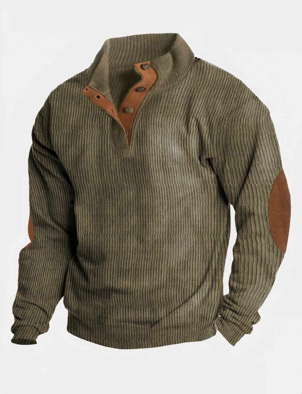 Klassischer Herren Strickpullover – Zeitloses Rippenmuster