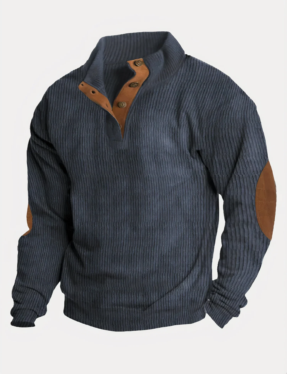 Klassischer Herren Strickpullover – Zeitloses Rippenmuster