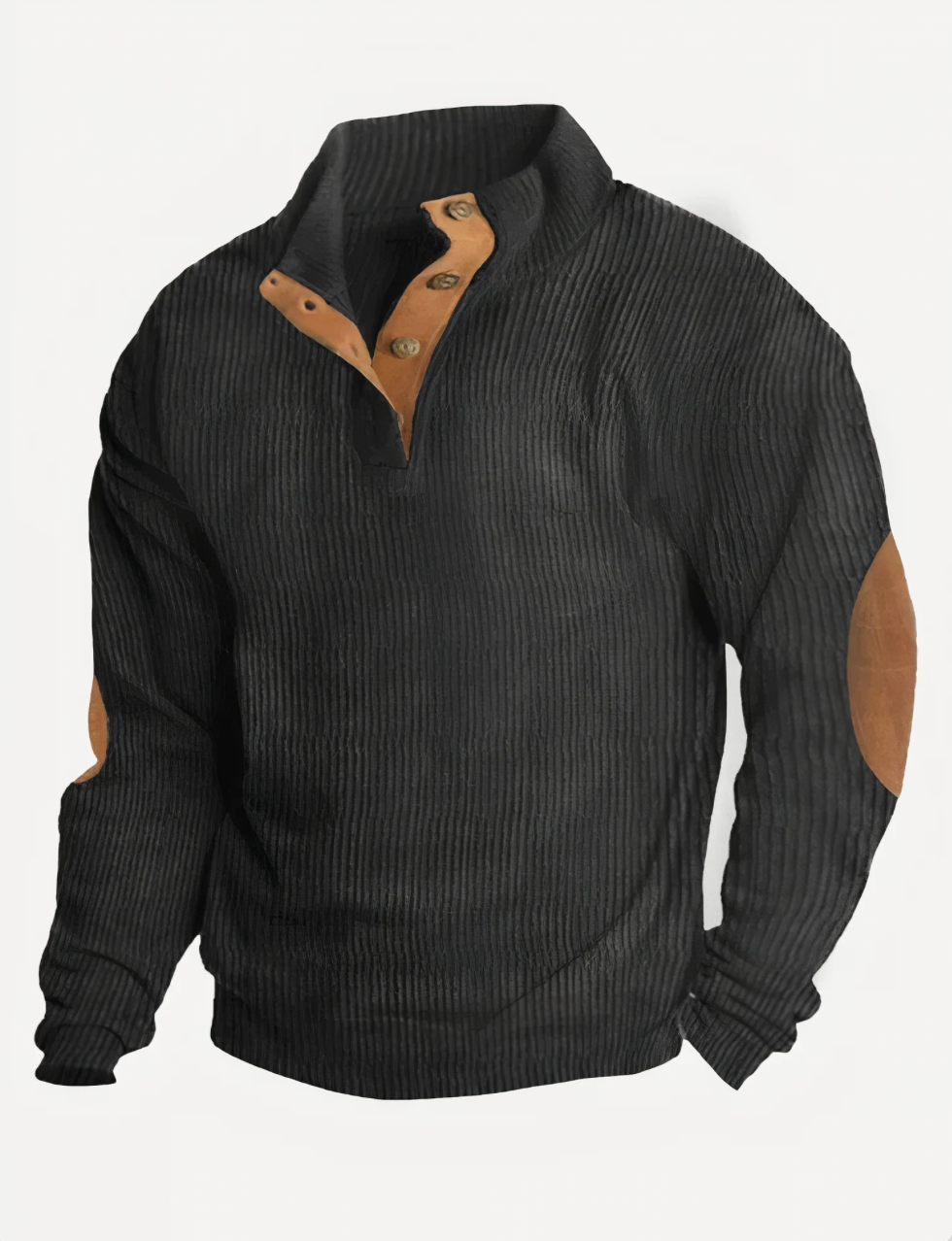Klassischer Herren Strickpullover – Zeitloses Rippenmuster