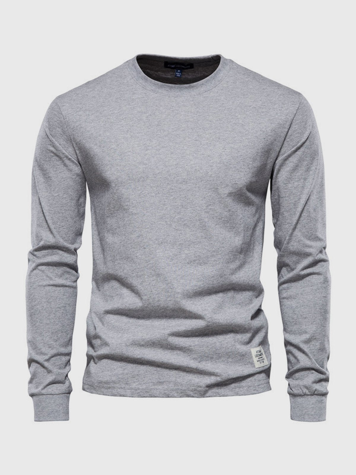 Klassisches Langarmshirt aus Baumwolle für Herren – Bequem & Vielseitig