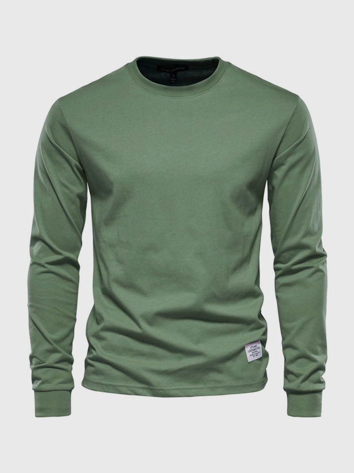 Klassisches Langarmshirt aus Baumwolle für Herren – Bequem & Vielseitig