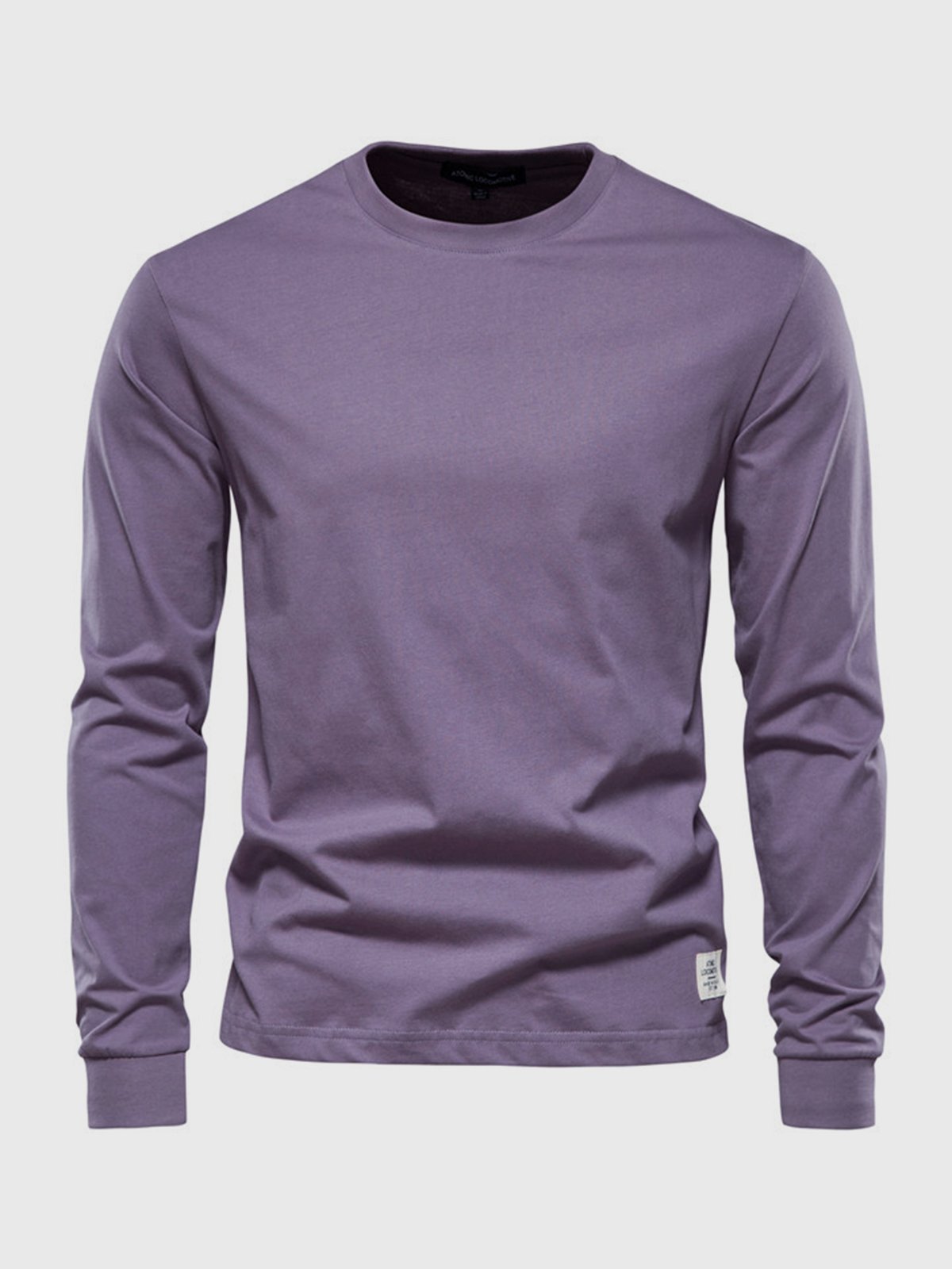 Klassisches Langarmshirt aus Baumwolle für Herren – Bequem & Vielseitig
