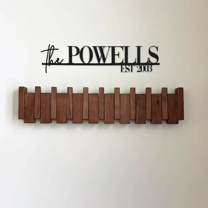 Kleiderhaken Wand – Stilvolles Holz-Design – Funktionale Aufbewahrung für Flur und Büro