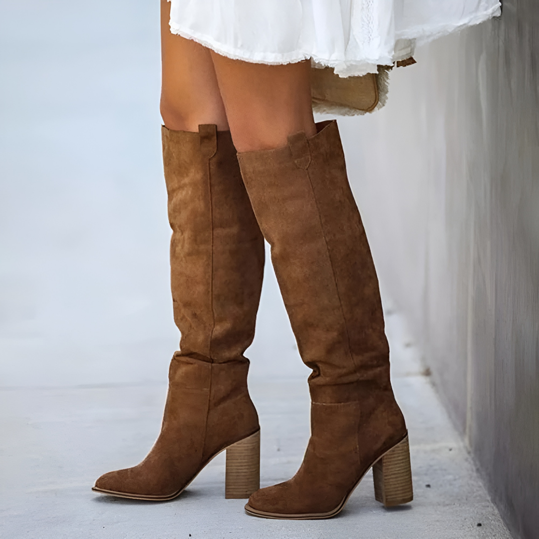 Knielange Stiefel für Damen – Elegant & Vielseitig