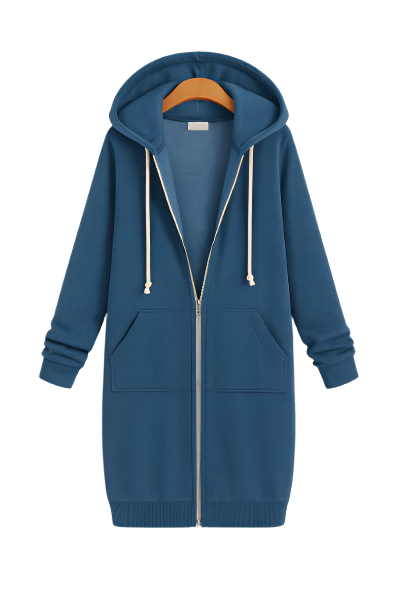 Knielanger Hoodie Damen – Bequem & Stilvoll – Ideal für Freizeitlooks 3