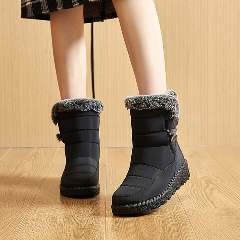 Komfortabel – Damen Winterschuhe – Atmungsaktiv & Gefüttert für Kalte Tage