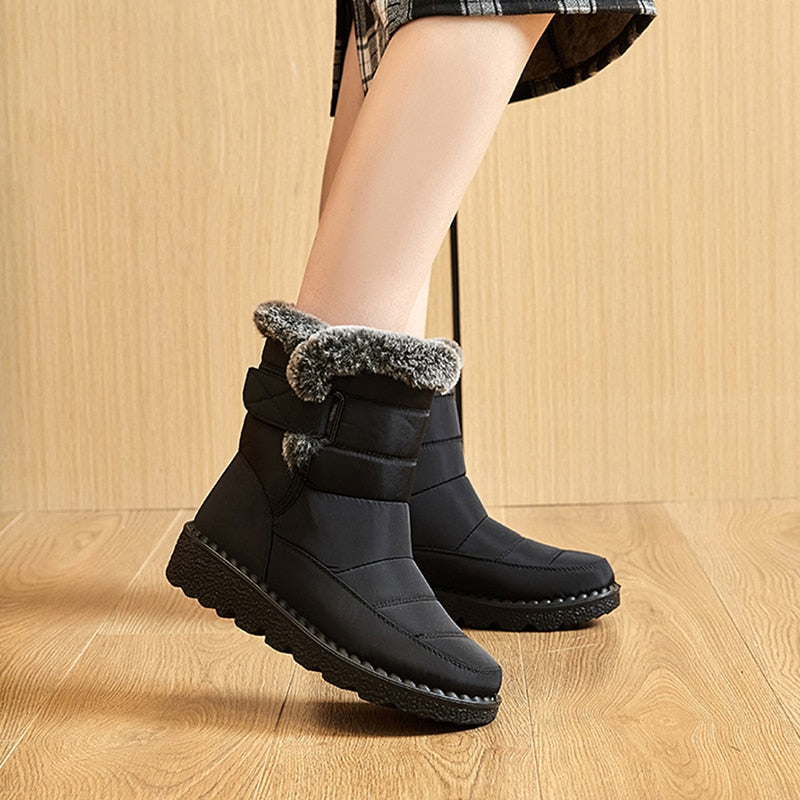 Komfortabel – Damen Winterschuhe – Atmungsaktiv & Gefüttert für Kalte Tage
