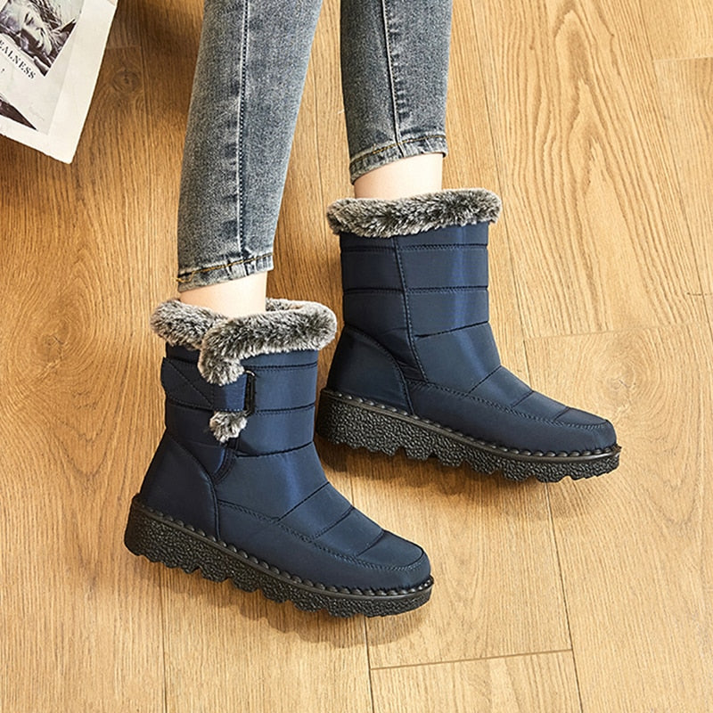 Komfortabel – Damen Winterschuhe – Atmungsaktiv & Gefüttert für Kalte Tage